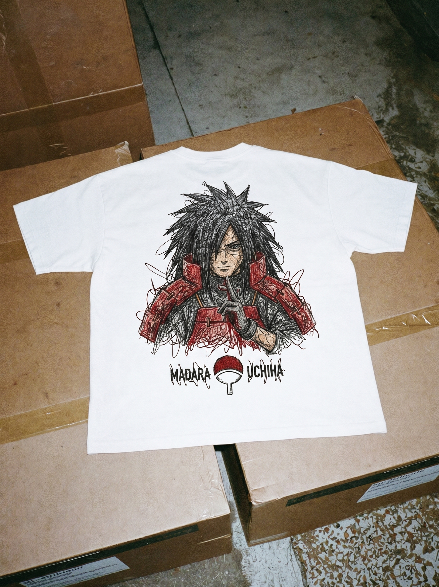 AMIYRO -  Oversized MADARA UCHIA T- Shirt
