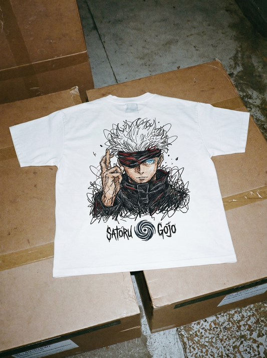 AMIYRO -  Oversized SATORU GOJO T-  Shirt