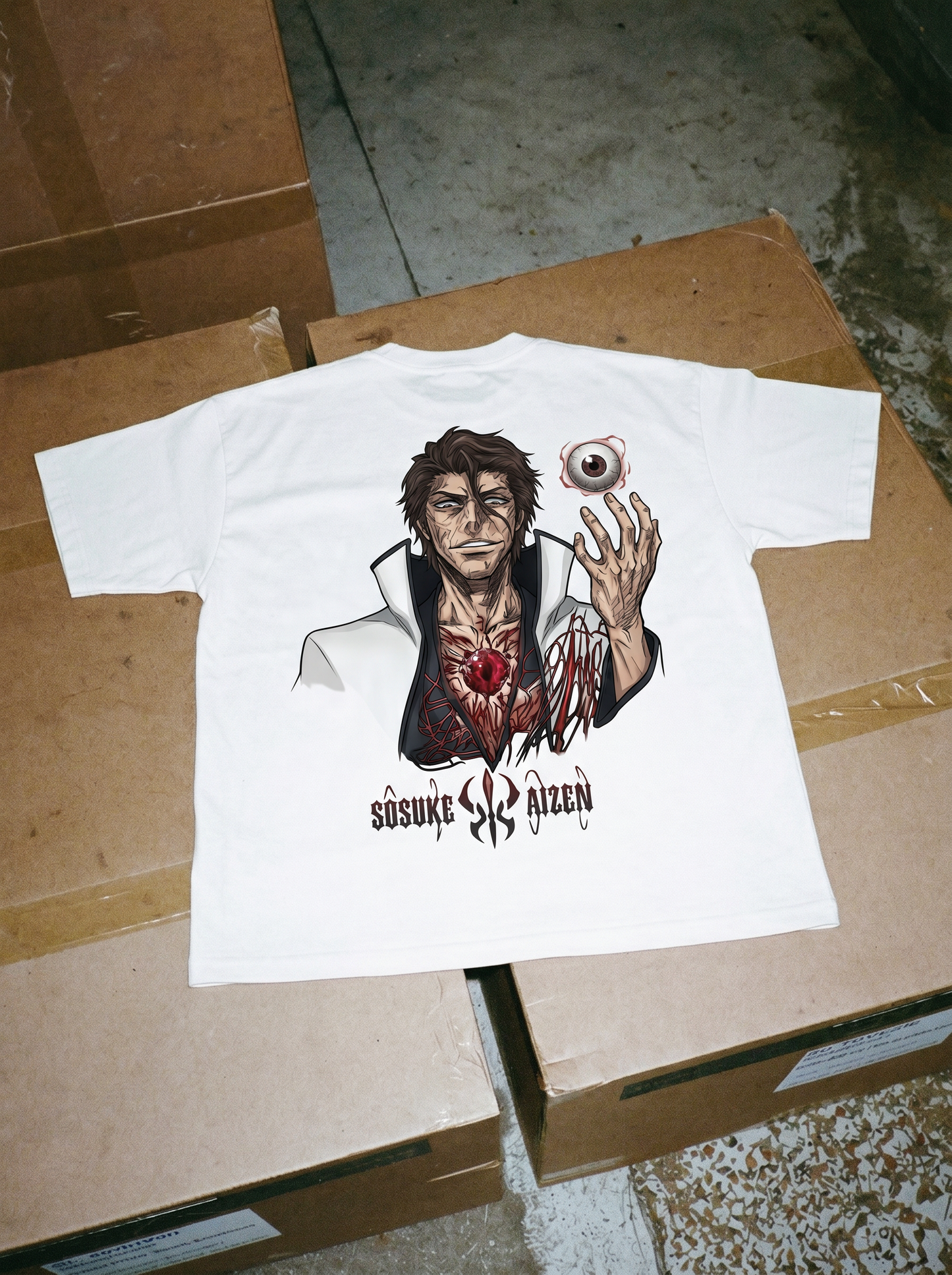 AMIYRO -  Oversized SUSUKE AIZEN  T-Shirt