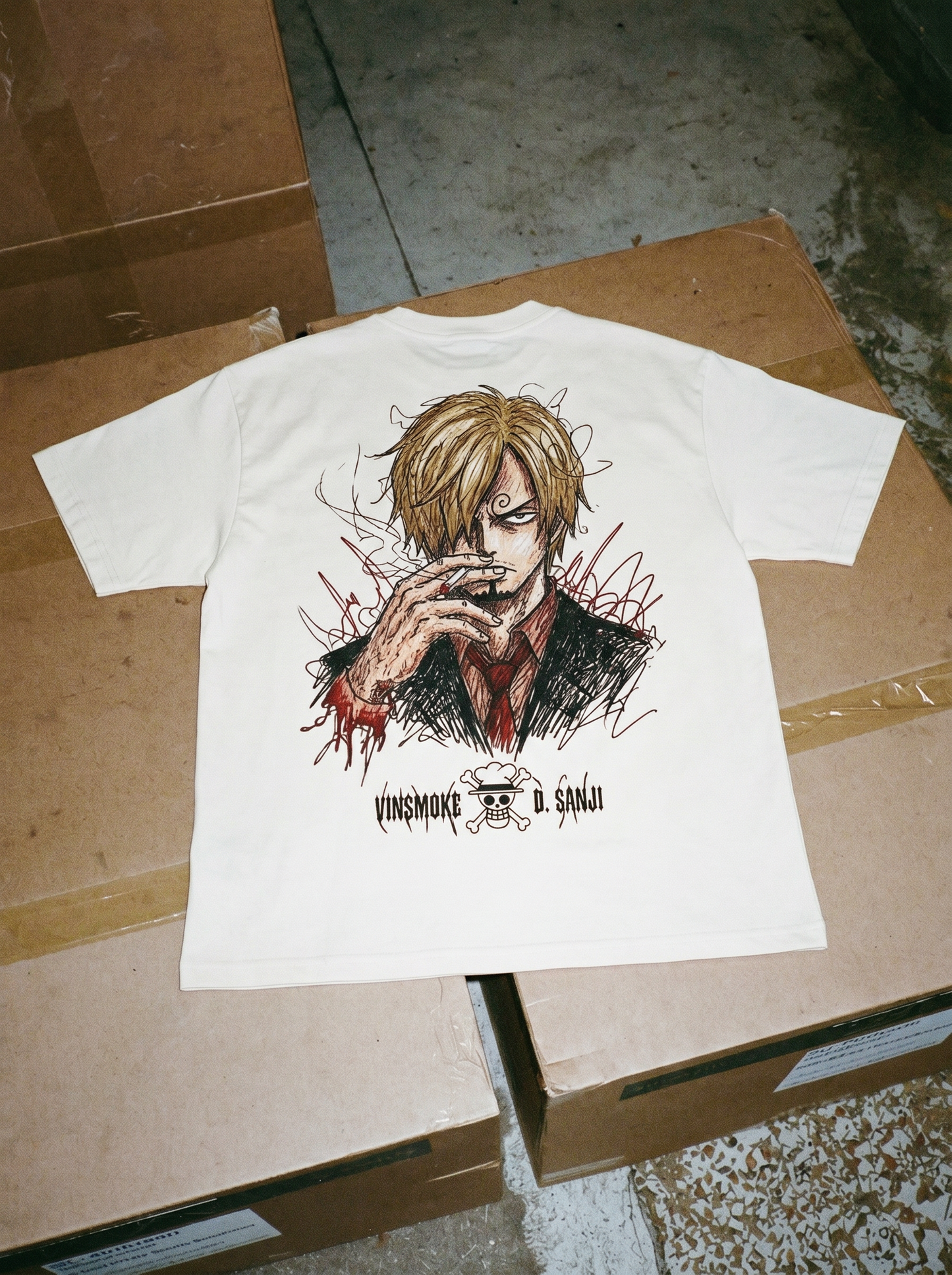 AMIYRO -  Oversized VINSMOKE SANJI T-Shirt